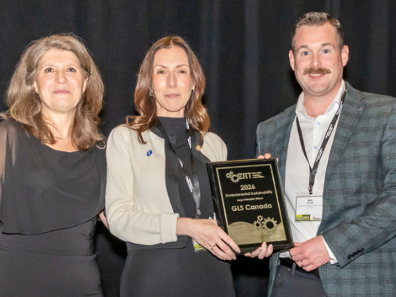 GLS Canada recognized with CITT Environmental Sustainability Award