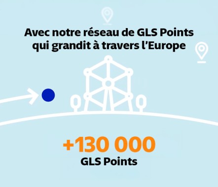 Réseau de GLS Points qui grandit