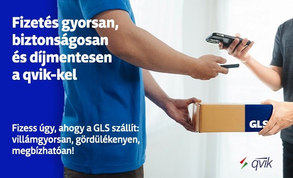 Gyors és biztonságos qvik fizetés a GLS-nél
